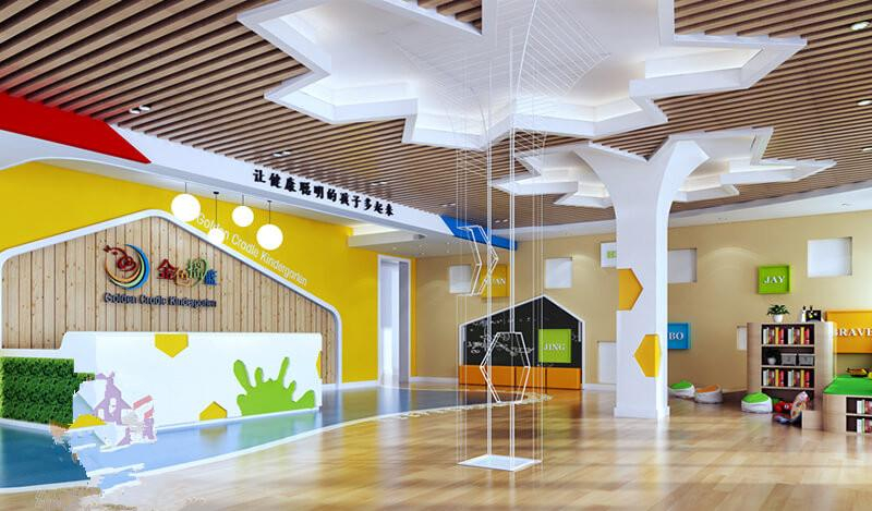 幼儿园建筑外墙水漆工程涂装案例